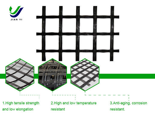 Fibra di vetro di rinforzo per pavimenti resistente alla corrosione 25-120 KN/m