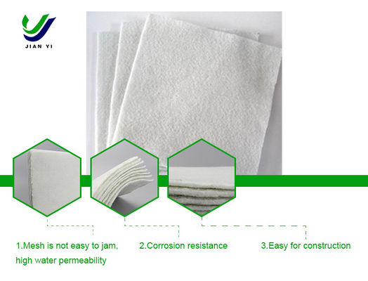 Soluzione di separazione per filtrazione di geotessili a fibre corte con resistenza ai raggi UV Lunghezza 50-100m