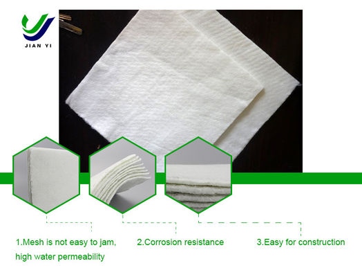 Geomembrana in fibre staminali conveniente, con eccellente resistenza all'infiltrazione e buona resistenza alla trazione per la costruzione e l'acquacoltura