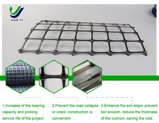 Materiale per la protezione ecologica della geogrid di plastica biassiale rinforzata