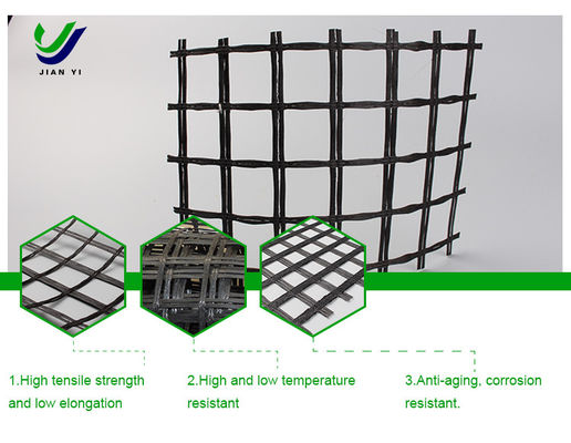 Fondazione Rafforzare la geogrid di fibra di vetro per l'ingegneria ferroviaria