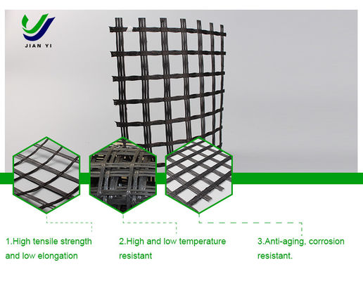 Geogrid di fibra di vetro per le strade ferroviarie migliora la pendenza del suolo per prevenire l'erosione del suolo