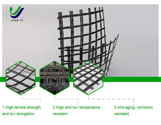 Geogrid in fibra di vetro con resistenza alle basse temperature