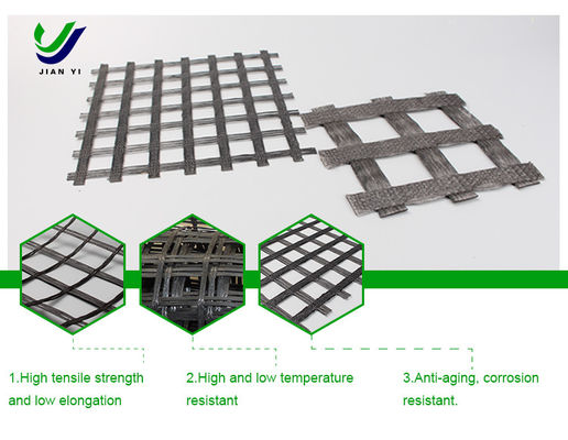 Geogrid in fibra di vetro resistente alle sostanze chimiche applicabile ai pavimenti in cemento e calcestruzzo