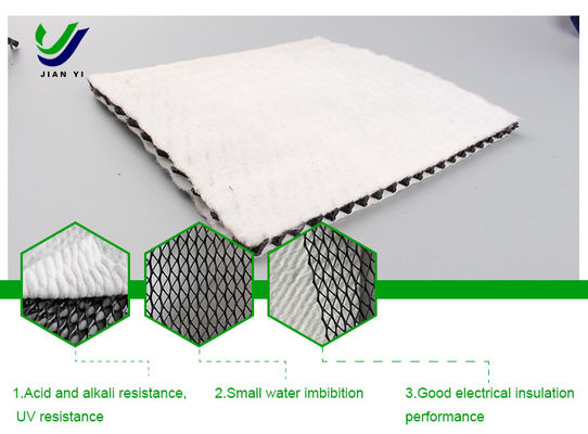 Geonet tri-dimensionale composto 200 g/m2 per sistema di drenaggio e protezione