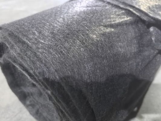 Geotessili di fibre lunghe e nere per strade, ferrovie e piste aeroportuali