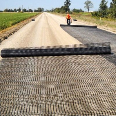 Protezione dei pendii e costruzione stradale Geogrid biassiale di plastica per grandi aeroporti e parcheggi