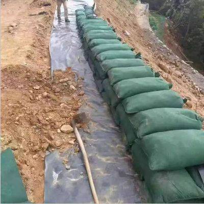Sacchetti di sabbia ecologici resistenti ai raggi UV riutilizzabili progettati per una massima ritenzione dei sedimenti 30*70cm/25*70/40*60 Bianco