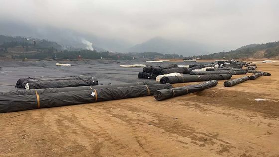 Eccellente resistenza chimica Geomembrana liscia HDPE per la gestione dei rifiuti