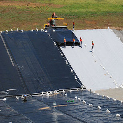 Facilità di posa della costruzione Geomembrana testurizzata e antiscivolo da 1,0 mm a 2,5 mm per l'applicazione Slop