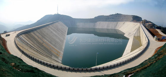 Geomembrana di polietilene ad alta densità HDPE per lo stoccaggio dell'acqua dei serbatoi e la protezione dei pendii