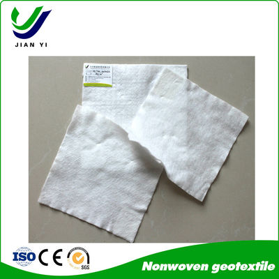 Geotessile in fibre di base di peso leggero bianco con eccellente funzione di filtraggio