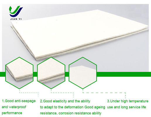 Geomembrana composita in HDPE per contenimento idrico 0.2-3mm per costruzione di paratie, lunghezza 50-150m