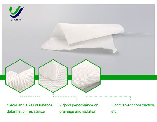 Geotessuto non tessuto agugliato robusto per la protezione del rivestimento di gallerie e il rinforzo di rilevati