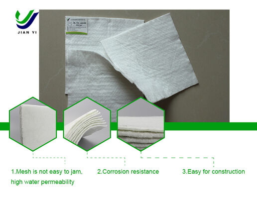 200 g Geotessile in fibre staminali perforate con ago per drenaggio delle strade e ingegneria civile