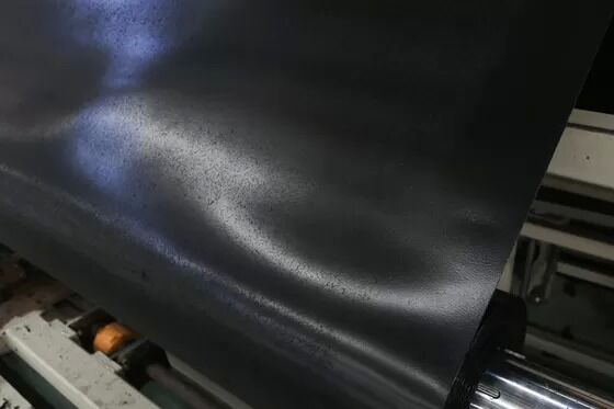 Geomembrana HDPE ad alta resistenza chimica con saldatura a cuneo caldo per progetti di stagni di regolazione del lucido